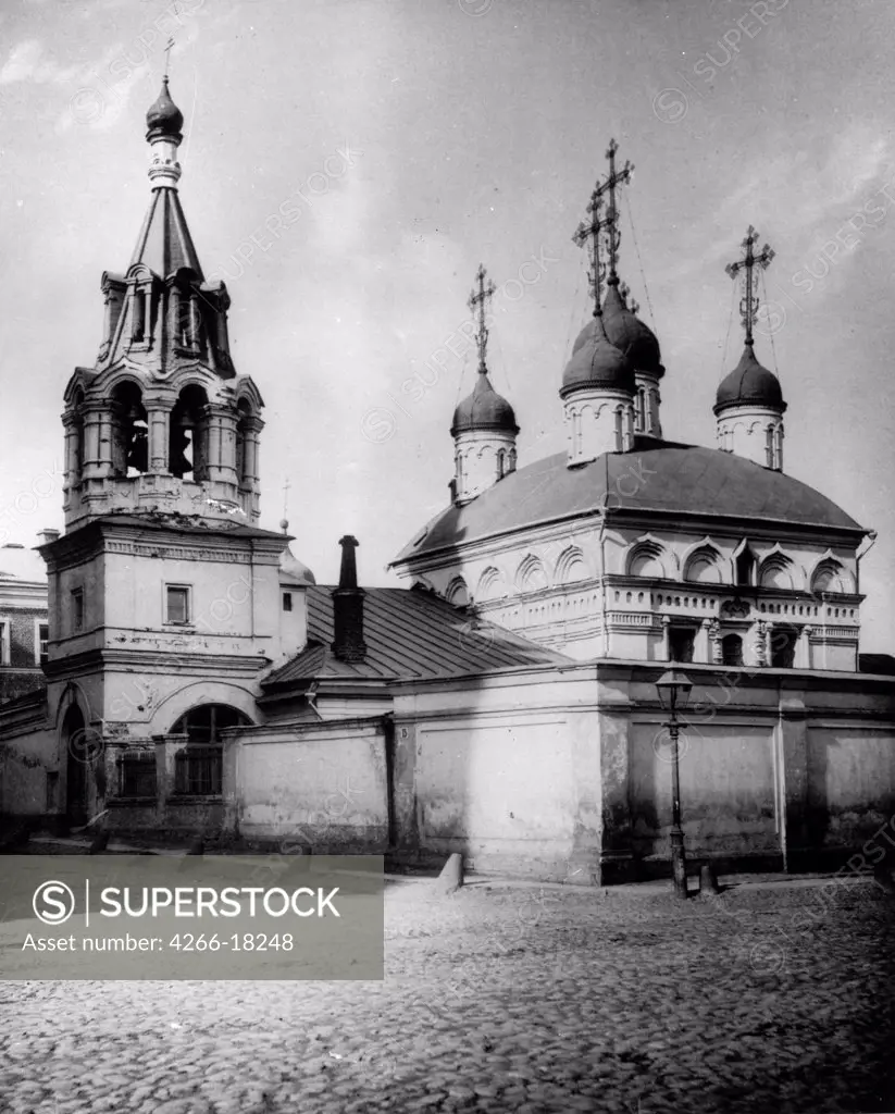 The Church of Saints Florus and Laurus near Myasnitskaya in Moscow by Scherer, Nabholz & Co.  /Russian State Film and Photo Archive, Krasnogorsk/1881/Albumin Photo/Russia/Architecture, Interior