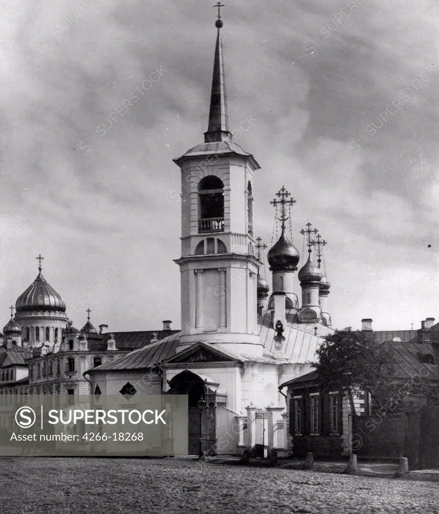 The Church of the Resurrection of Jesus at Ostozhenka Street in Moscow by Scherer, Nabholz & Co.  /Russian State Film and Photo Archive, Krasnogorsk/1881/Albumin Photo/Russia/Architecture, Interior