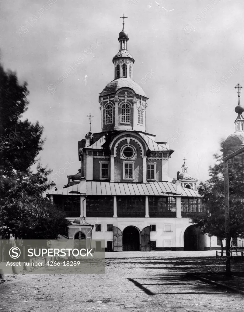 The Zaikonospassky monastery at Kitai-gorod in Moscow by Scherer, Nabholz & Co.  /Russian State Film and Photo Archive, Krasnogorsk/1882/Albumin Photo/Russia/Architecture, Interior