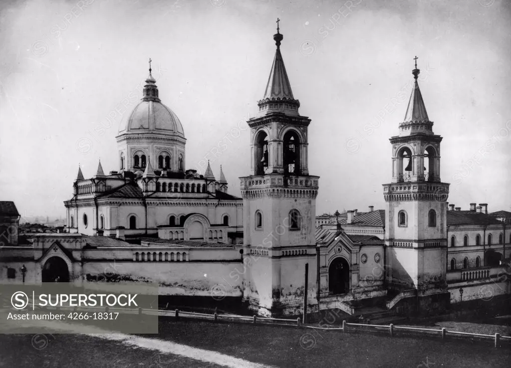 The Monastery of Saint John the Forerunner in Moscow by Scherer, Nabholz & Co.  /Russian State Film and Photo Archive, Krasnogorsk/1882/Albumin Photo/Russia/Architecture, Interior