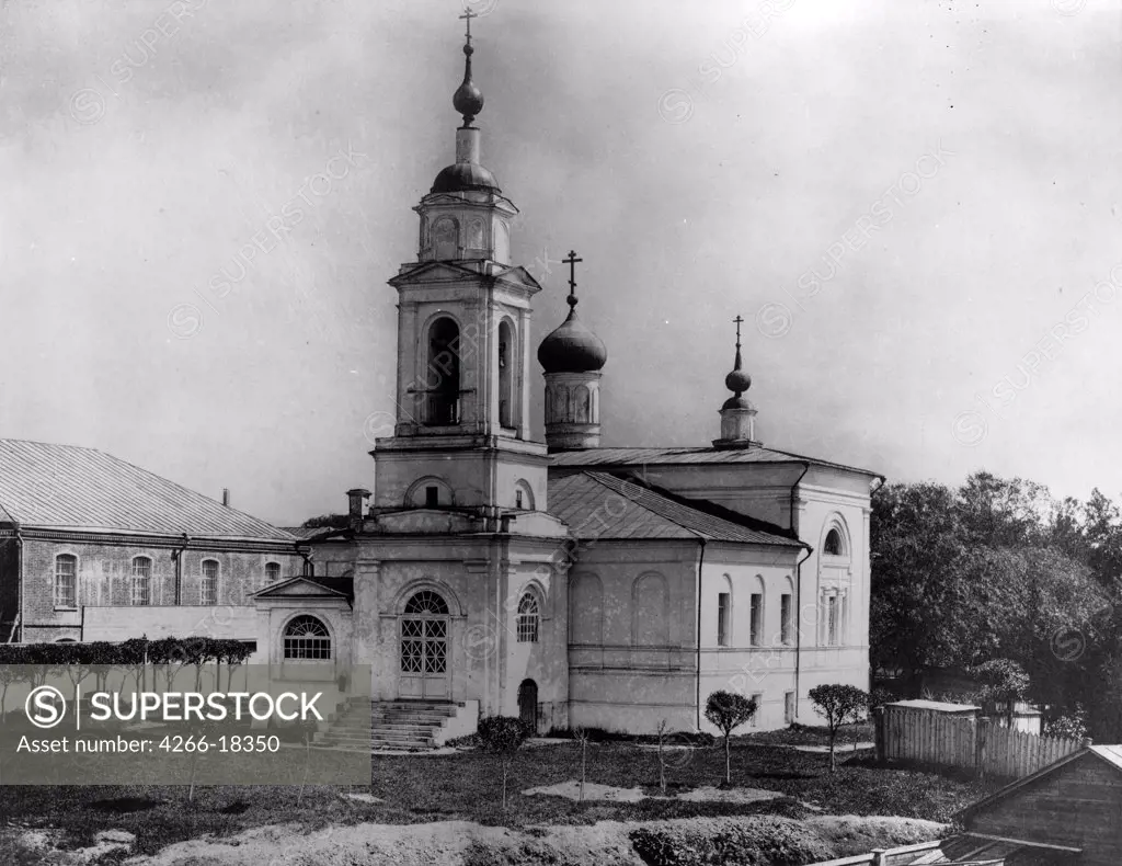 The Church of Sabbas the Sanctified on the Maidens' Field in Moscow by Scherer, Nabholz & Co.  /Russian State Film and Photo Archive, Krasnogorsk/1882/Albumin Photo/Russia/Architecture, Interior