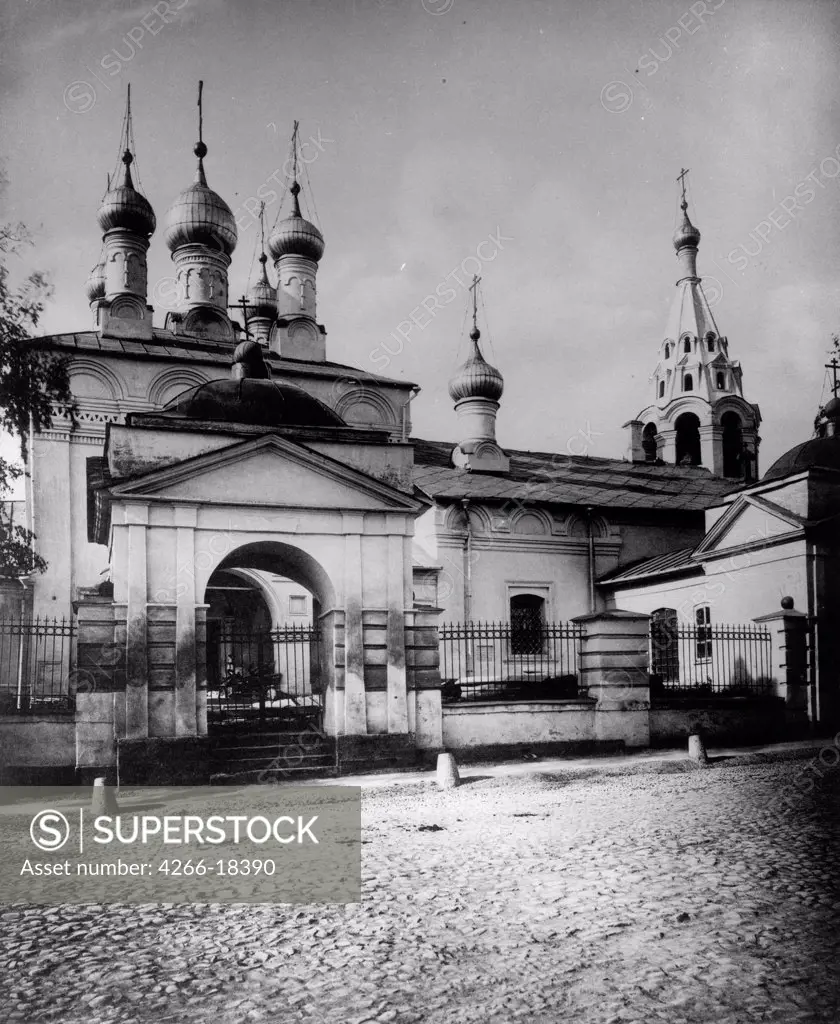 The Church of Saint Simeon Stylites at the Povarskaya Street in Moscow by Scherer, Nabholz & Co.  /Russian State Film and Photo Archive, Krasnogorsk/1881/Albumin Photo/Russia/Architecture, Interior