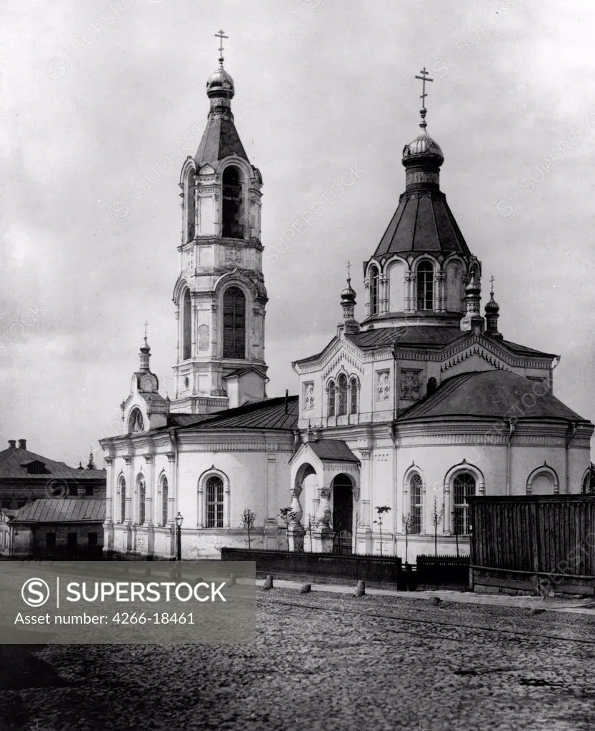 The Church of Saint Nicholas the Wonderworker on Yamy in Moscow by Scherer, Nabholz & Co.  /Russian State Film and Photo Archive, Krasnogorsk/1881/Albumin Photo/Russia/Architecture, Interior