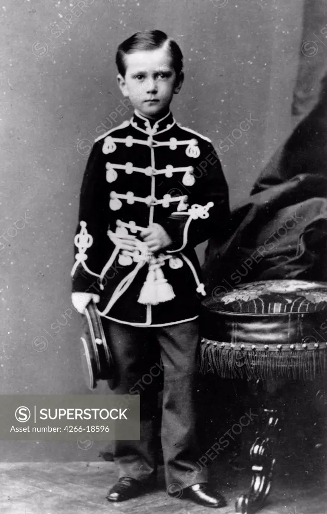 Portrait of Grand Duke Paul Alexandrovitch of Russia (1860-1919) by Deniere, Andrei (Heinrich-Johann) (1820-1892)/Russian State Film and Photo Archive, Krasnogorsk/Albumin Photo/Russia/Tsar's Family. House of Romanov