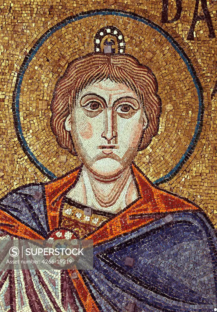 The Prophet Daniel (Detail of Interior Mosaics in the St. Mark's Basilica) by Byzantine Master  / Saint Mark's Basilica, Venice/ 12th century/ Byzantium/ Mosaic/ Gothic/ Bible