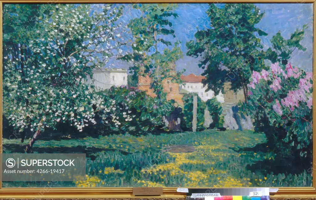 Spring Landscape by Grabar, Igor Emmanuilovich (1871-1960)/ Regional Art Museum, Simferopol/ 1930/ Russia/ Oil on canvas/ Modern/ 80x134/ Landscape