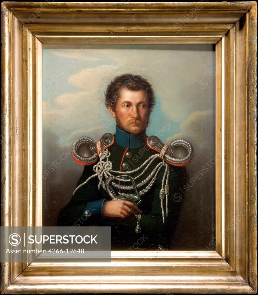 Portrait of Nicholas Maximilianovich, 4th Duke of Leuchtenberg (1843_1891) by Anonymous  / Private Collection/ c. 1870/ Oil on canvas/ Neoclassicism/ Portrait