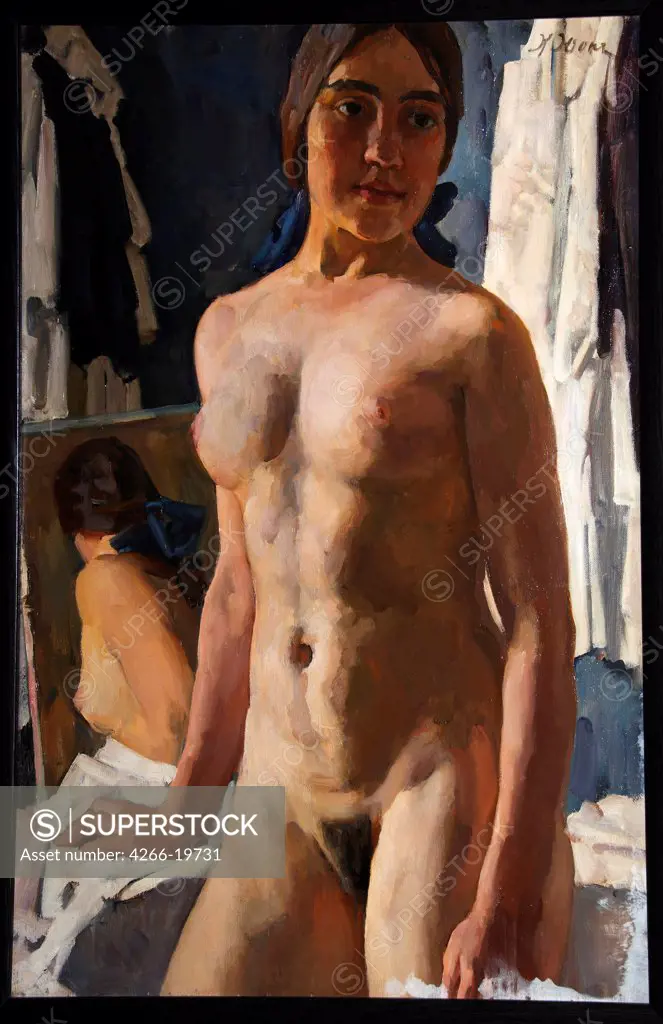 Body by Yuon, Konstantin Fyodorovich (1875-1958)/ Regional Art Gallery, Vologda/ 1913/ Russia/ Oil on canvas/ Russian Painting, End of 19th - Early 20th cen./ 83,5x60/ Nude painting