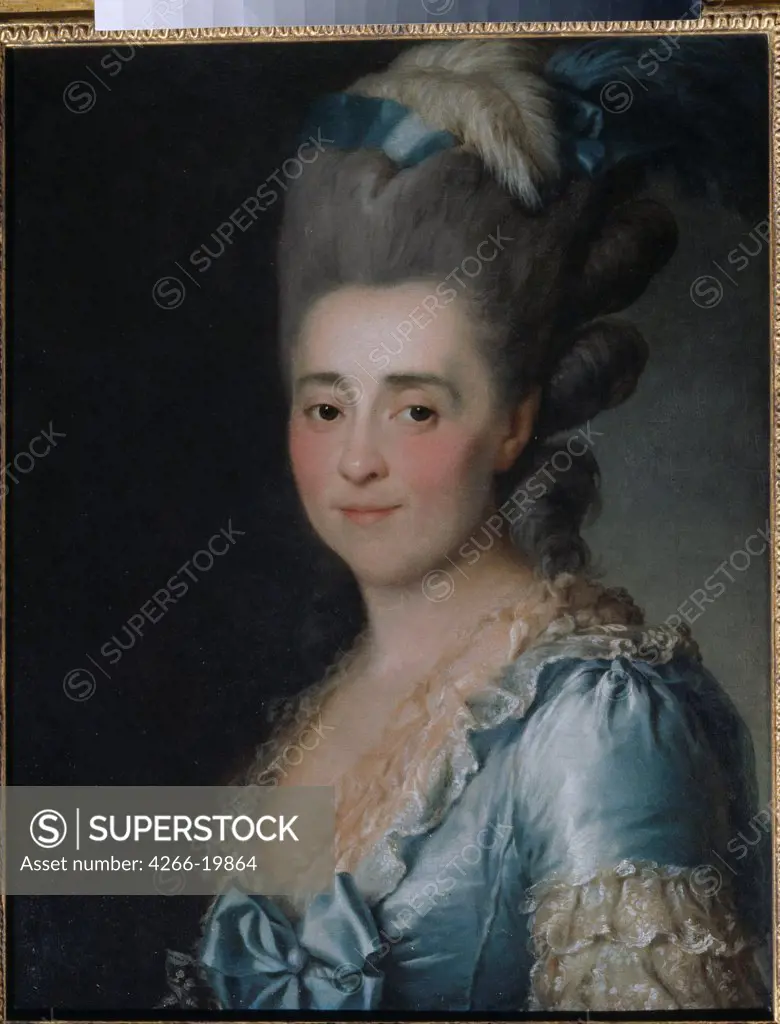 Portrait of Natalia Ivanovna Melgunova by Levitsky, Dmitri Grigorievich (1735-1822)/ State Tretyakov Gallery, Moscow/ 1779/ Russia/ Oil on canvas/ Classicism/ 59,5x46/ Portrait