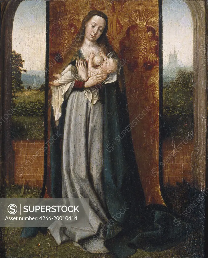 Virgin and child by Provost (Provoost), Jan (1465-1529) / Museo del Prado, Madrid / c. 1510 / The Netherlands / Oil on wood / Bible / 18x15 / Early Netherlandish Art