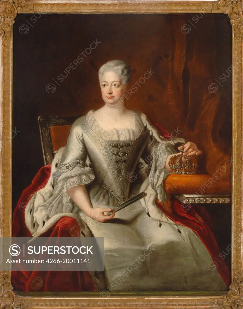 Sophia Dorothea of Hanover (1687-1757), Queen consort in Prussia by Anonymous   / Historisches Museum Hannover / after 1713 / Germany / Oil on canvas / Portrait /Baroque