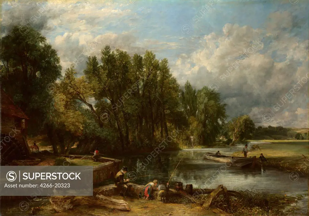 Stratford Mill by Constable, John (1776-1837)/ National Gallery, London/ 1820/ England/ Oil on canvas/ Romanticism/ 127x182,9/ Landscape
