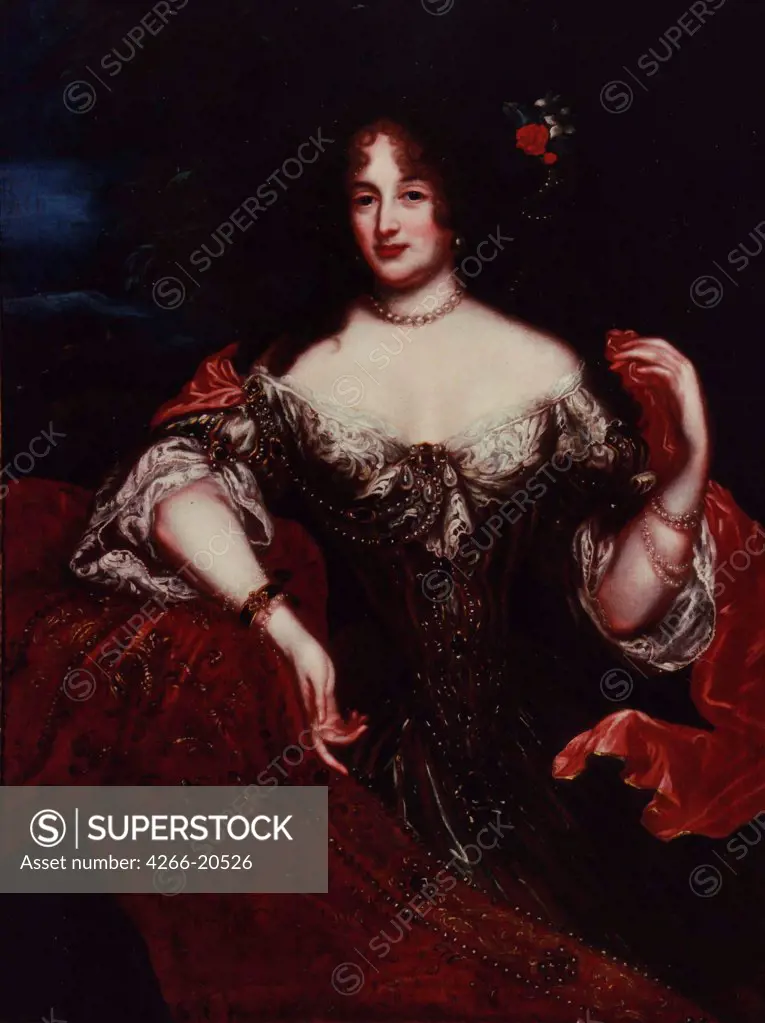 Portrait of Clara Elisabeth, Countess of Platen-Hallermund (1648-1700) by Anonymous  / Schloss Linden/ England/ Oil on canvas/ Baroque/ Portrait