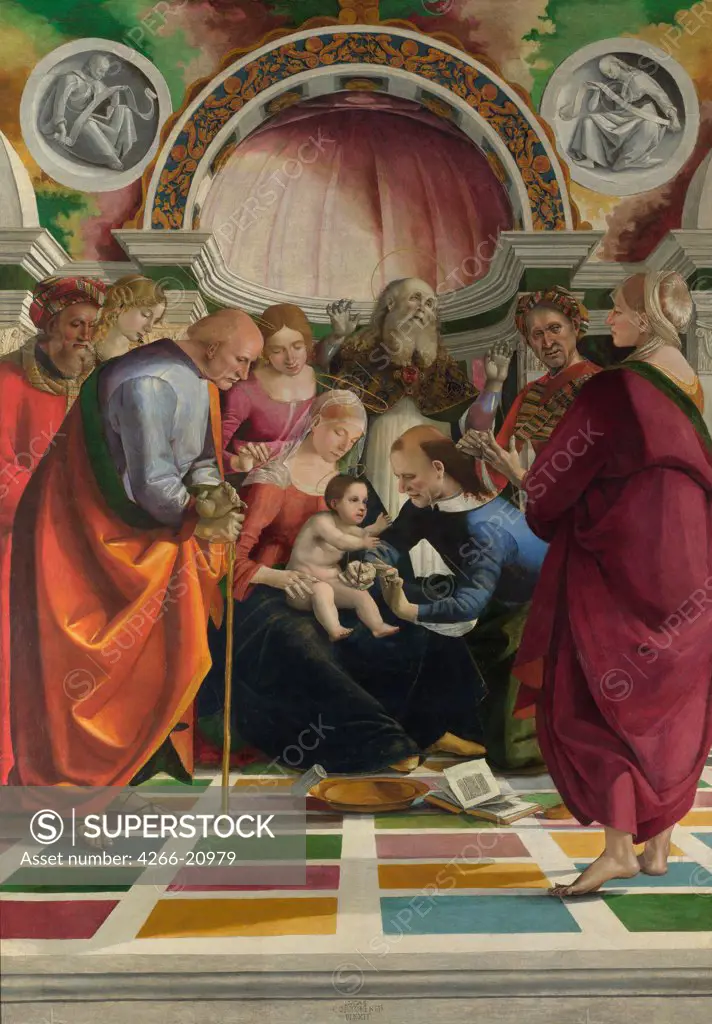 The Circumcision by Signorelli, Luca (ca 1441-1523)/ National Gallery, London/ c. 1490/ Italy, Florentine School/ Oil on canvas/ Renaissance/ 258,5x180/ Bible