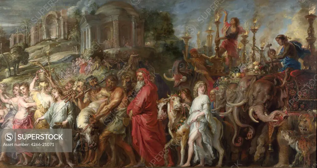A Roman Triumph by Rubens, Pieter Paul (1577-1640)/ National Gallery, London/ c.1630/ Flanders/ Oil on canvas/ Baroque/ 86,8x163,9/ Mythology, Allegory and Literature