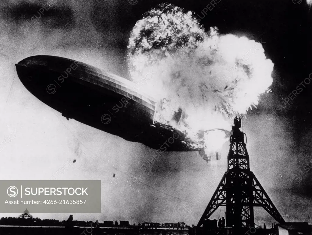 The Hindenburg disaster May 6, 1937 in Lakehurst, Anonymous  