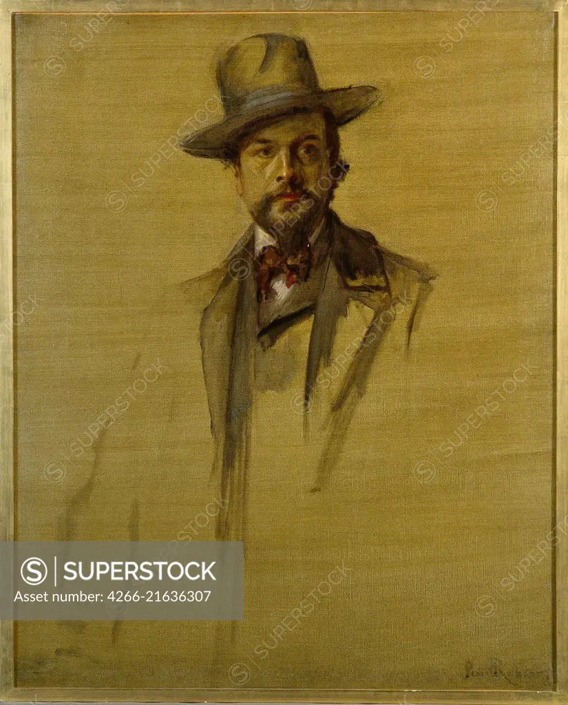 Portrait of the composer Claude Debussy (1862-1918), Anonymous  