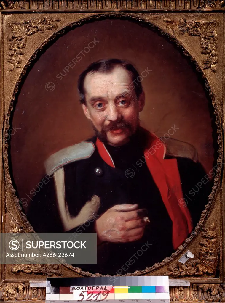 Portrait of the composer Cesar Antonovich Cui (1835-1918) by Makovsky, Konstantin Yegorovich (1839-1915)/ Regional Art Gallery, Volgograd/ Russia/ Oil on canvas/ Russian Painting of 19th cen./ 75x50/ Music, Dance,Portrait