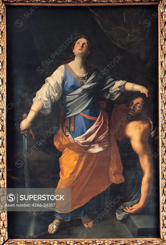 Judith by Maratta, Carlo (1625-1713) Musei Capitolini, Rome Between 1621 and 1630 Oil on canvas 230x155 Italy, Roman School Baroque Bible Painting