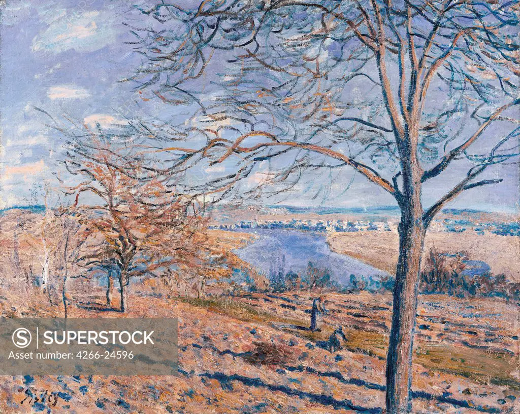 Banks of the Loing - Autumn Effect by Sisley, Alfred (1839-1899) Israel Museum, Jerusalem 1881 Oil on canvas 65,7x81,7 France Impressionism Landscape Painting