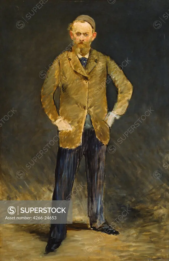 Self-Portrait by Manet, Edouard (1832-1883) Bridgestone Museum of Art 1878-1879 Oil on canvas 95,4x63,4 France Impressionism Portrait Painting