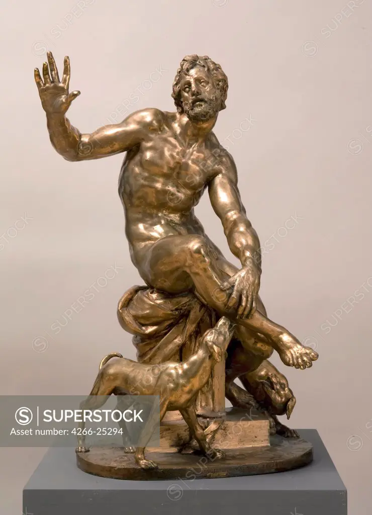 by Vries, Adriaen de (c. 1556-1626) Statens Museum for Kunst, Copenhagen 1615 Bronze 65x41 The Netherlands Mannerism Bible Sculpture