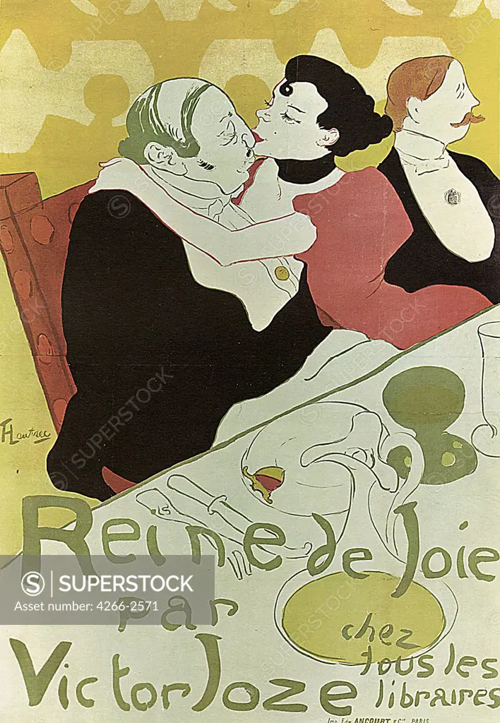 Poster by Henri de Toulouse-Lautrec, Colour lithograph, 1892, 1864-1901, Russia, Moscow, State A. Pushkin Museum of Fine Arts, 130x89, 5