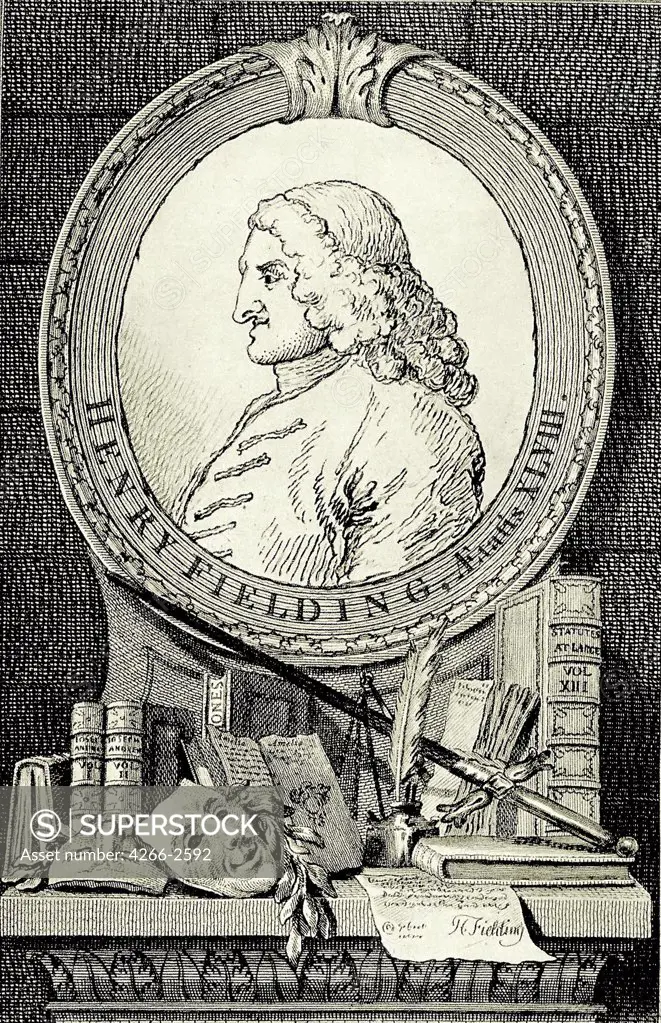 Henry Fielding by William Hogarth, etching, 1762, 1697-1764, private collection, 18, 1x11, 6