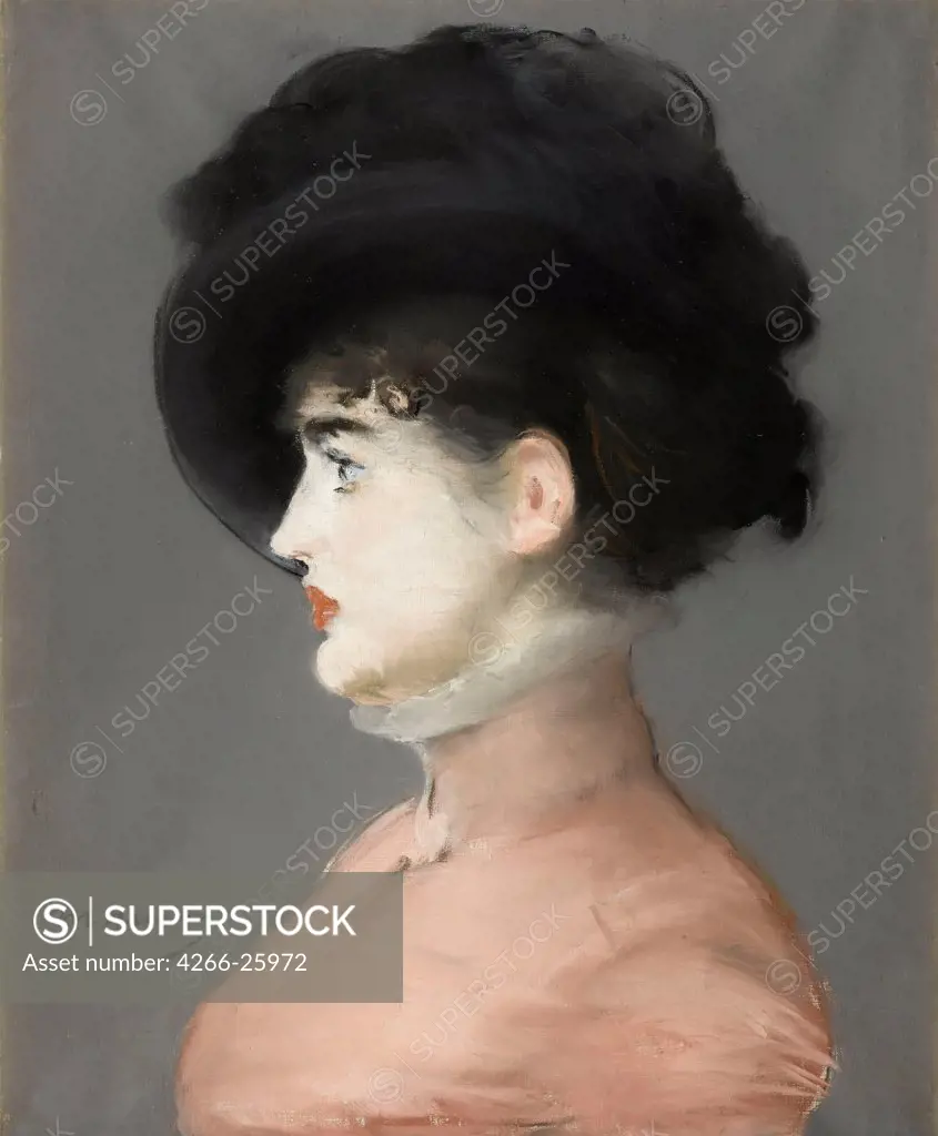 Portrait of Irma Brunner by Manet, Edouard (1832-1883) Musee d'Orsay, Paris c. 1880 Oil on canvas 53x44 France Impressionism Portrait Painting