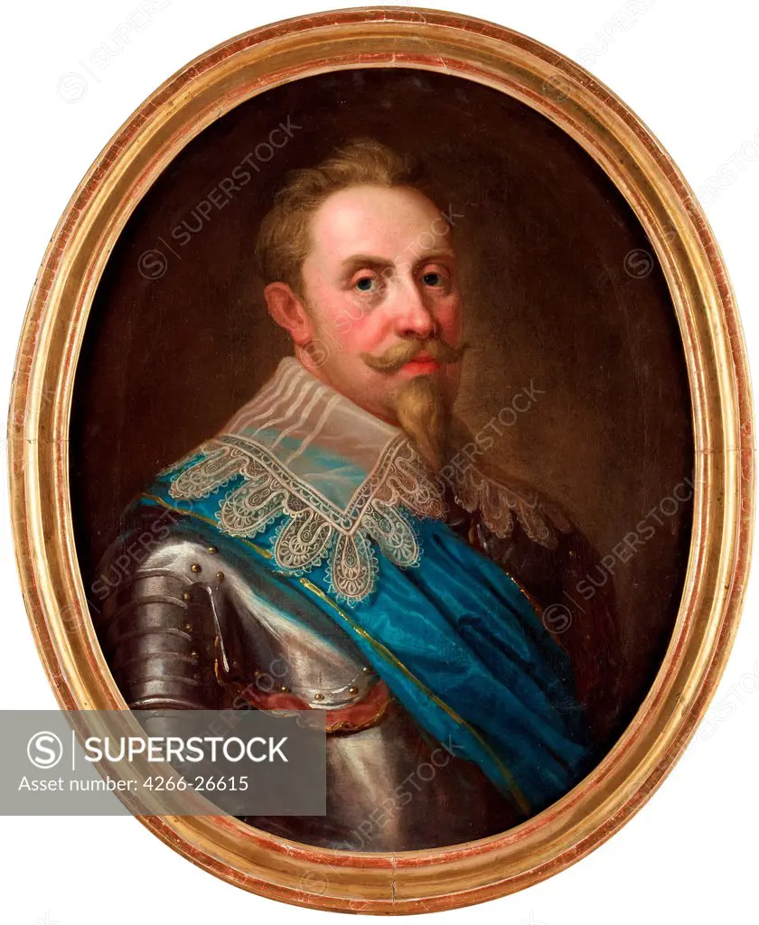 Gustavus Adolphus of Sweden by Pasch, Lorenz II (1733-1805)  Private Collection  Sweden  Oil on canvas  Painting  Portrait