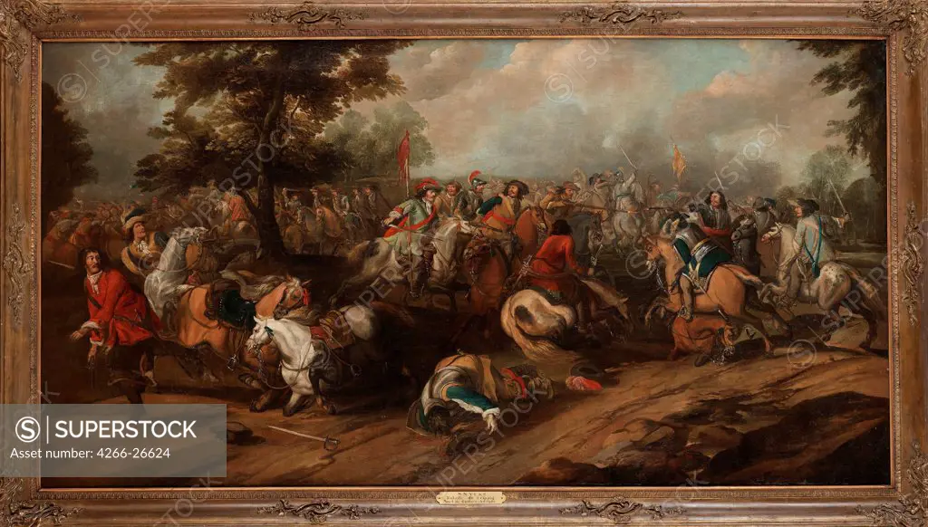 The Battle of Breitenfeld by Snayers, Pieter (1592-1667)  Private Collection  Flanders  Oil on canvas  Painting  History
