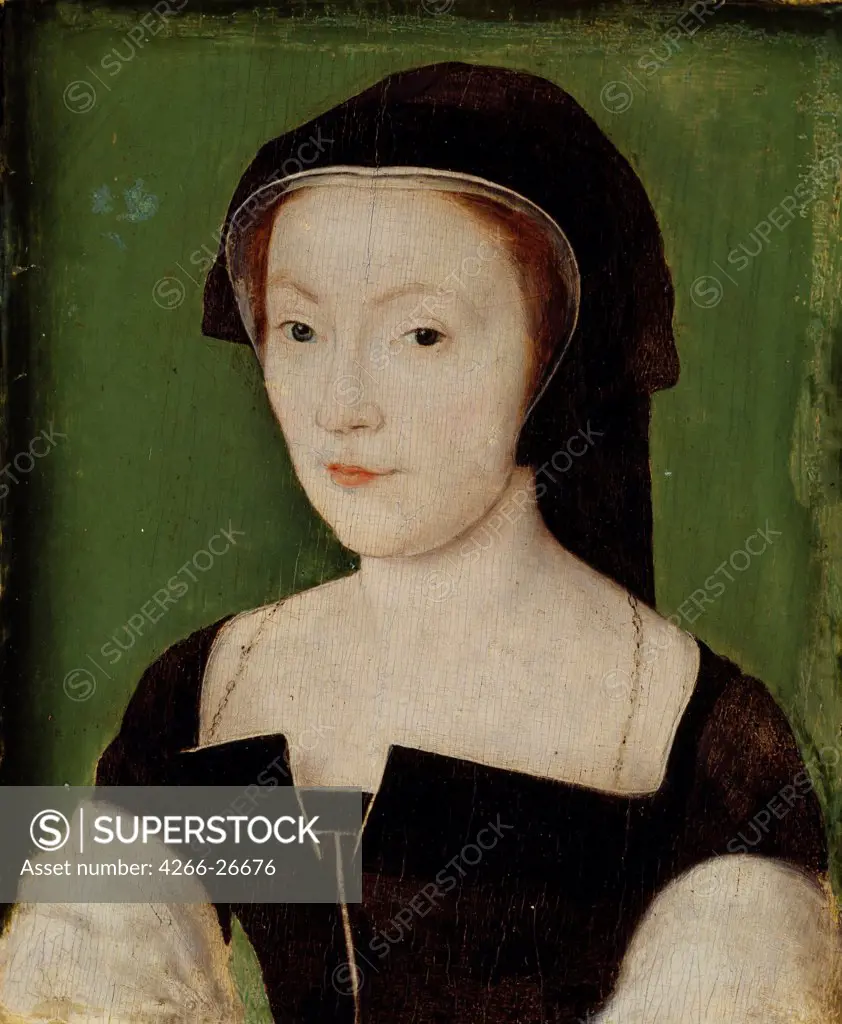 Mary of Guise (1515-1560) by Corneille de Lyon (1500/10-1575)  National Gallery of Scotland, Edinburgh  1537  France  Oil on wood  Painting  Portrait