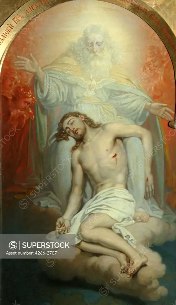 Dead body of Christ by Vladimir Lukich Borovikovsky, oil on canvas, 1757-1825, Russia, Moscow, State Tretyakov Gallery, 48, 5x30, 2