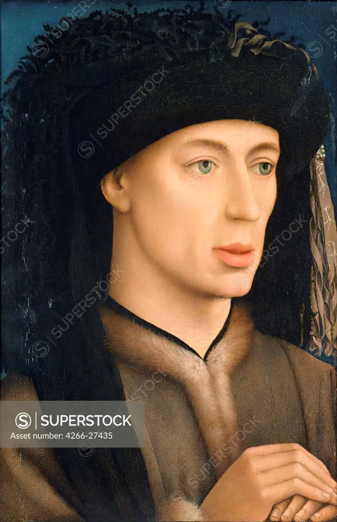 Portrait of a Man by Weyden, Rogier van der, (Workshop)   / National Museum of Western Art, Tokyo / Early Netherlandish Art / 1430 / The Netherlands / Oil on wood / Portrait / 33x21,5