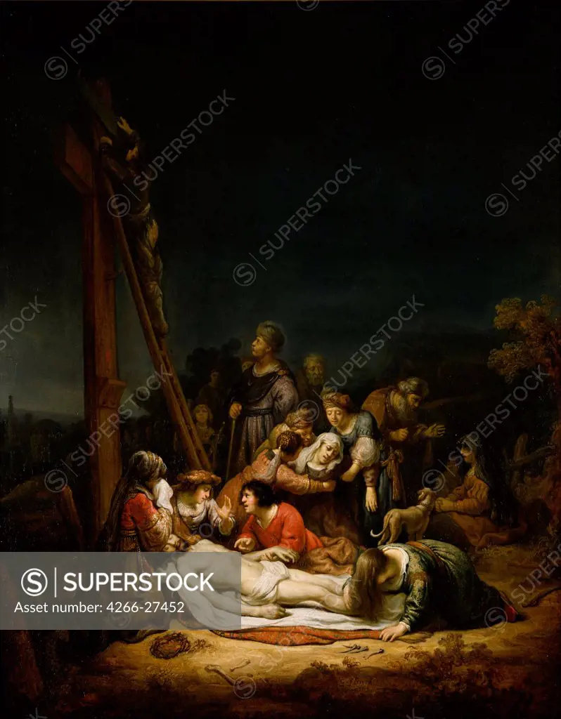 The Lamentation over Christ by Flinck, Govaert (1615-1660) / National Museum of Western Art, Tokyo / Baroque / 1637 / Holland / Oil on canvas / Bible / 90,1x71,9