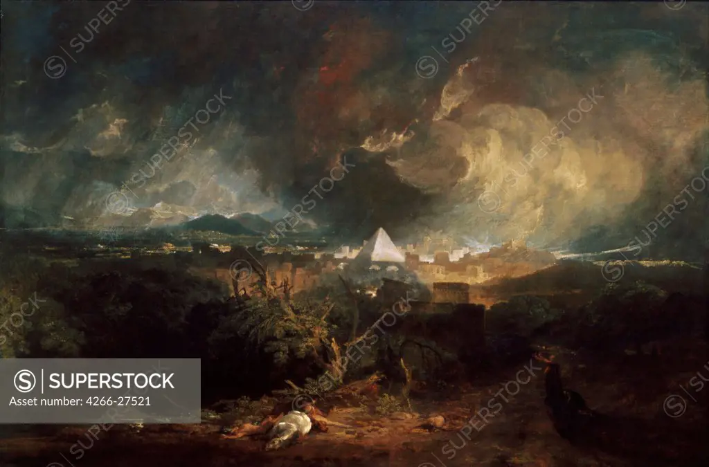 The Fifth Plague of Egypt by Turner, Joseph Mallord William (1775-1851) / Indianapolis Museum of Art / Romanticism / 1800 / Great Britain / Oil on canvas / Bible / 120x180