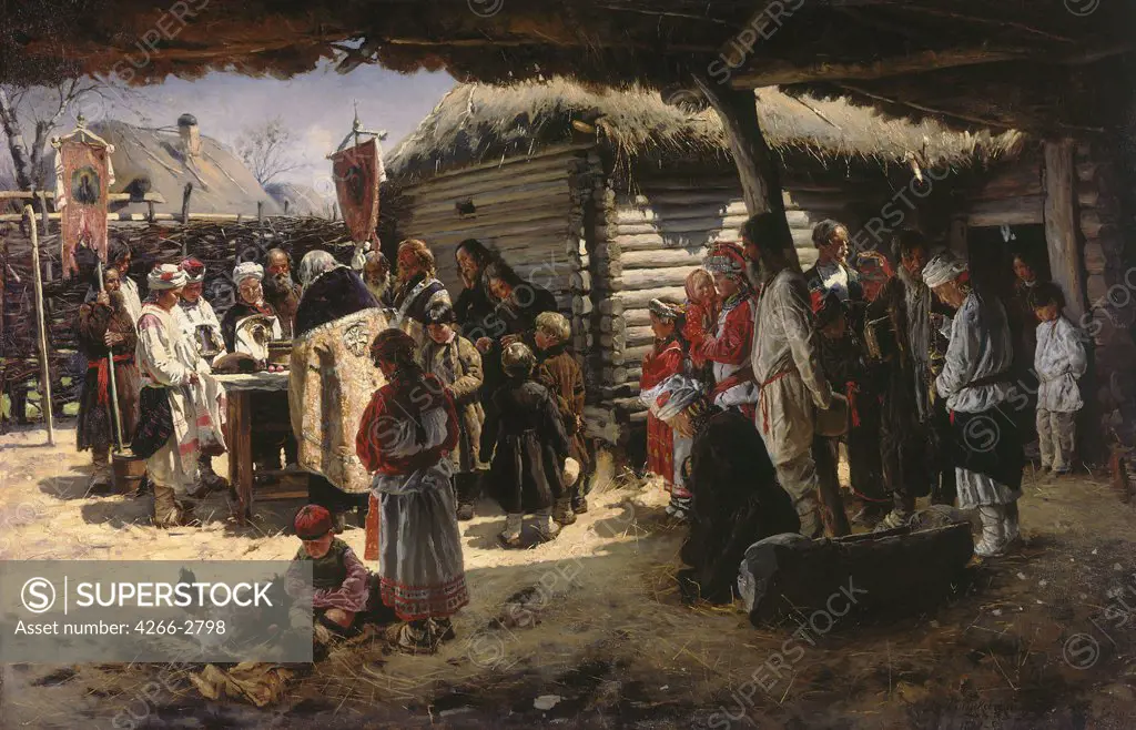 Vladimir Yegorovich Makovsky, oil on canvas, 1887-1888, 1846-1920, Serpukhov, State Museum of History and Art,
