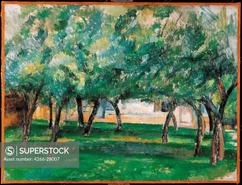 Farm in Normandy by Cezanne, Paul (1839-1906) / Albertina, Vienna / Postimpressionism / 1885-1886 / France / Oil on canvas / Landscape / 50x65,5
