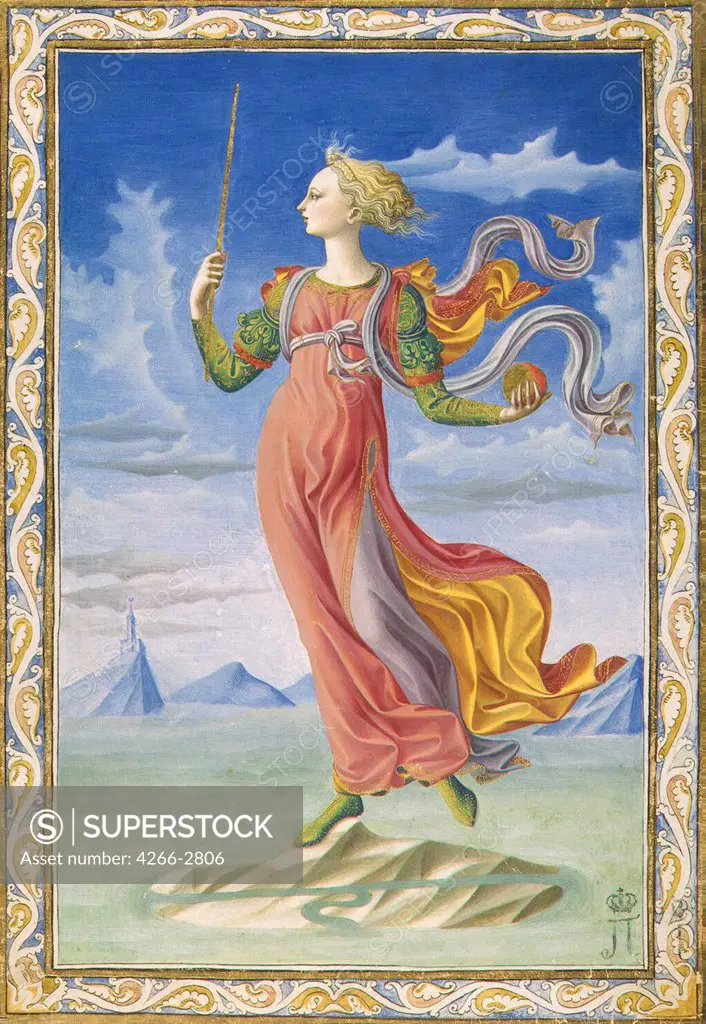 Francesco di Stefano Pesellino, Watercolour, gouache, gold und white colours on paper, circa 1448, 1422-1457, Russia, St. Petersburg, State Hermitage, 28x20, 5