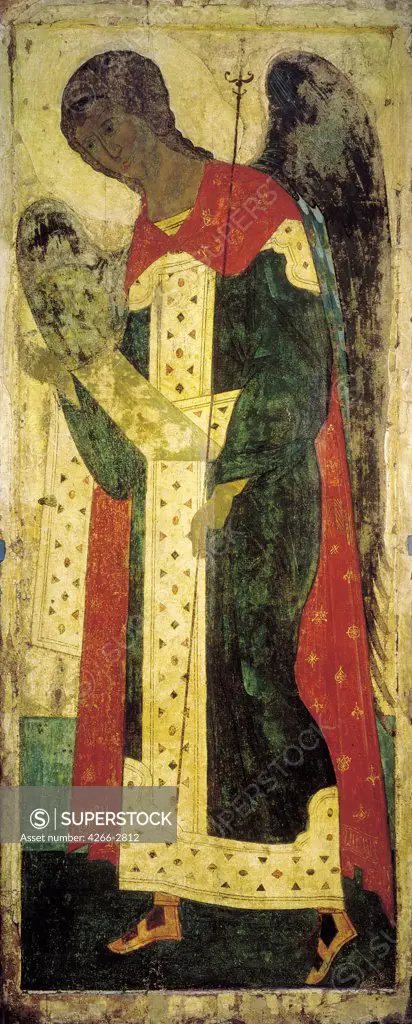 Russian icon, tempera on panel, 1408, Russia, Moscow, State Tretyakov Gallery, 317x128