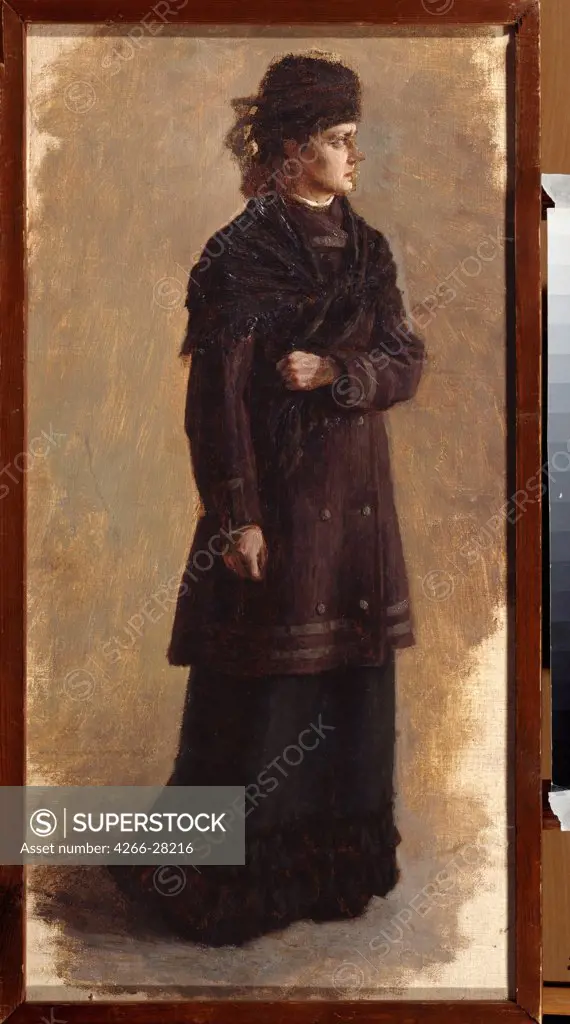 A terrorist by Yaroshenko, Nikolai Alexandrovich (1846-1898) / State Central Literary Museum, Moscow / Russian Painting of 19th cen. /  / Russia / Oil on canvas / Genre / 58,7x30