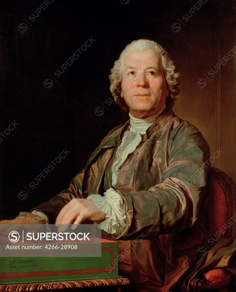 Portrait of the composer Christoph Willibald Ritter von Gluck (1714-1787) by Duplessis, Joseph-Siffred (1725-1802) / Art History Museum, Vienne / 1775 / France / Oil on canvas / Music, Dance,Portrait / 99,5x80,5
