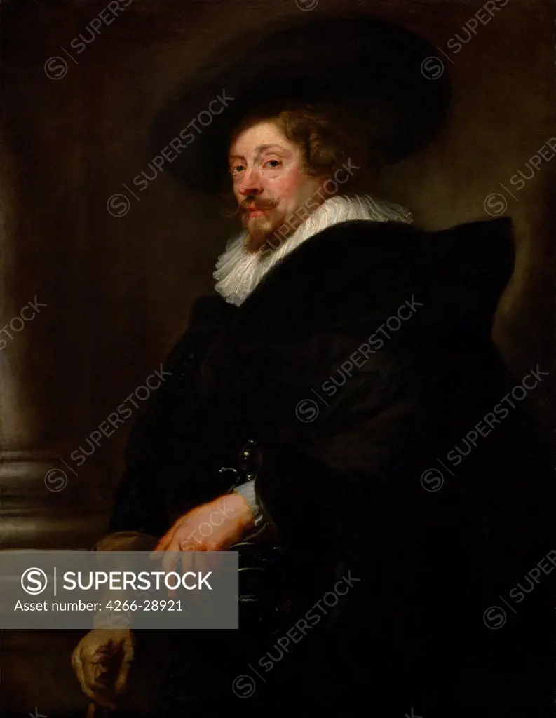Self-portrait by Rubens, Pieter Paul (1577-1640) / Art History Museum, Vienne / ca 1638 / Flanders / Oil on canvas / Portrait / 110x85,5