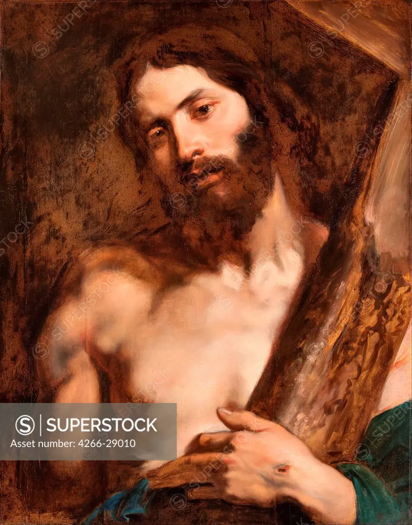Christ Carrying the Cross by Dyck, Sir Anthonis, van (1599-1641) / Musei di Strada Nuova, Genoa / First third of 17th cen. / Flanders / Oil on canvas / Bible / 87x68