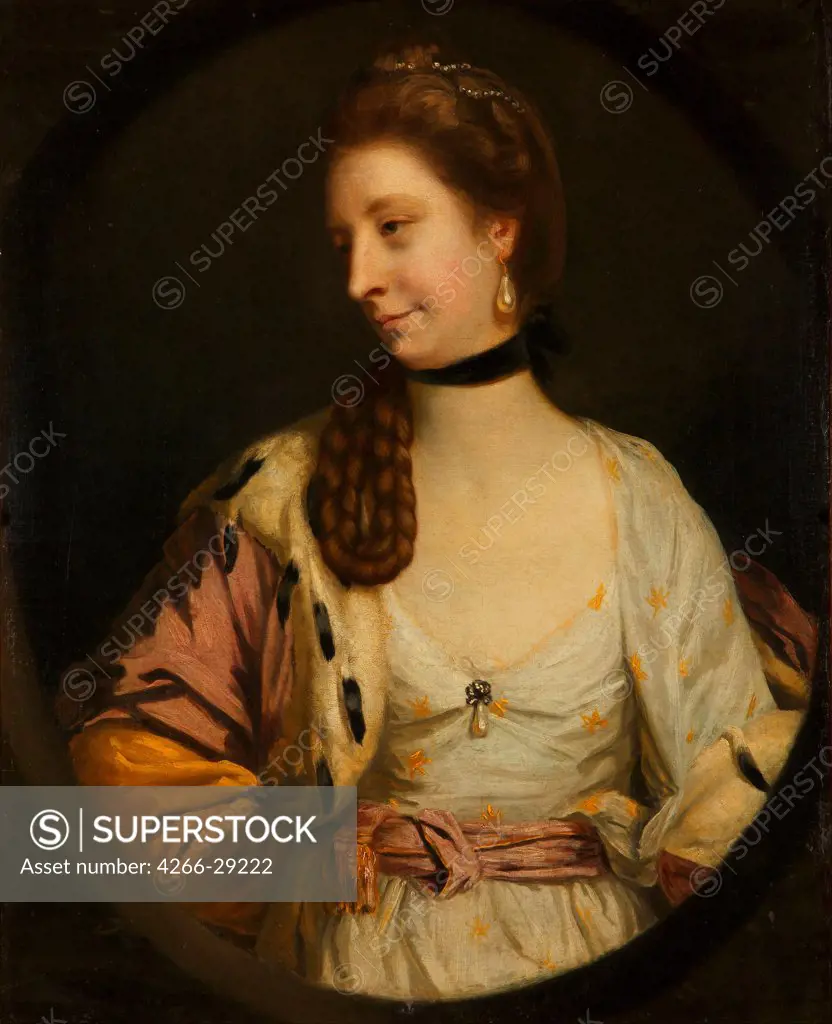 Lady Sondes by Reynolds, Sir Joshua (1732-1792) / Museo Lazaro Galdiano, Madrid / 1764 / Great Britain / Oil on canvas / Portrait / 76,4x60,3