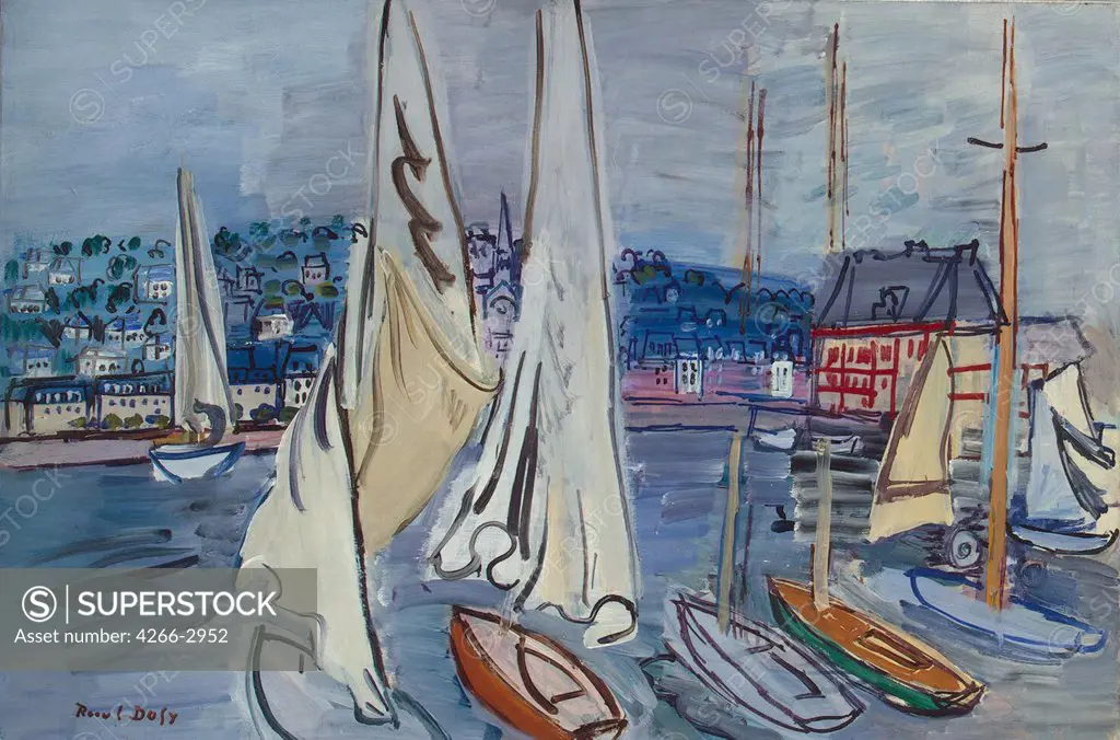 Dufy, Raoul (1877-1953) State Hermitage, St. Petersburg ca 1936 54x80,8 Oil on canvas Fauvism France 