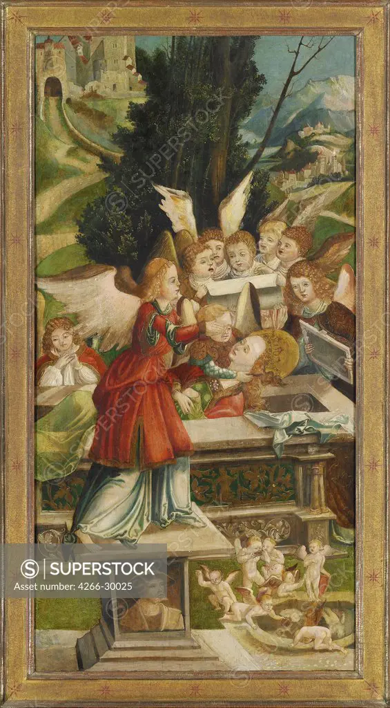 The Entombment. Wing from the Saint Agatha Altar by Greimold, Jorg (ca 1500-after 1540) / Stadtmuseum Weilheim / 1523 / Germany / Oil on wood / Bible / 109x57