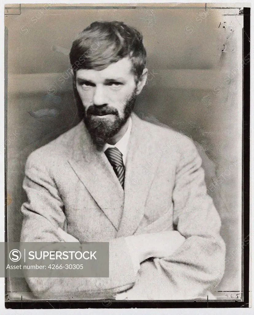 David Herbert Lawrence (1885-1930) / Anonymous   / Photograph / End 1920s / England / D.H. Lawrence Birthplace Museum / Portrait