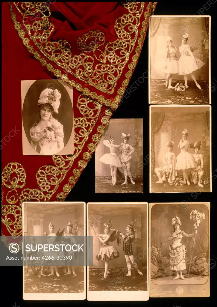 Images of the world premiere of the ballet The Sleeping Beauty by Pyotr Tchaikovsky / Anonymous   / Photograph / 1890 / Russia / State Museum of Theatre and Music, St Petersburg / Opera, Ballet, Theatre