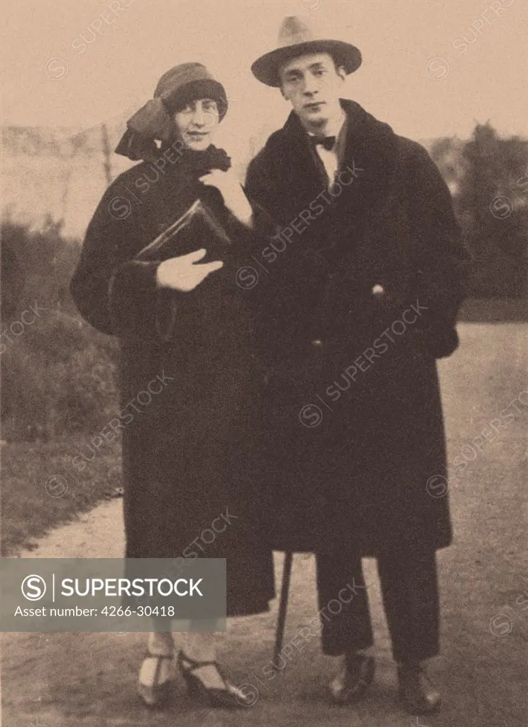 Nabokov and Vera Slonim / Anonymous   / Phototypie / ca 1923/ © Courtesy of Ardis Publishing / Portrait